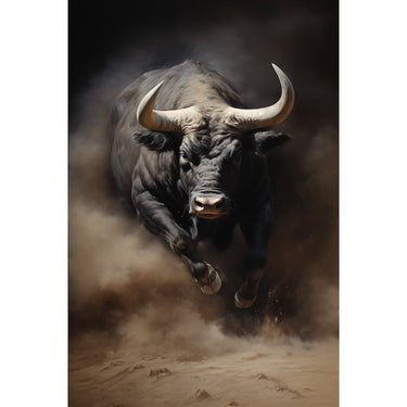 Charging Bull Canvas